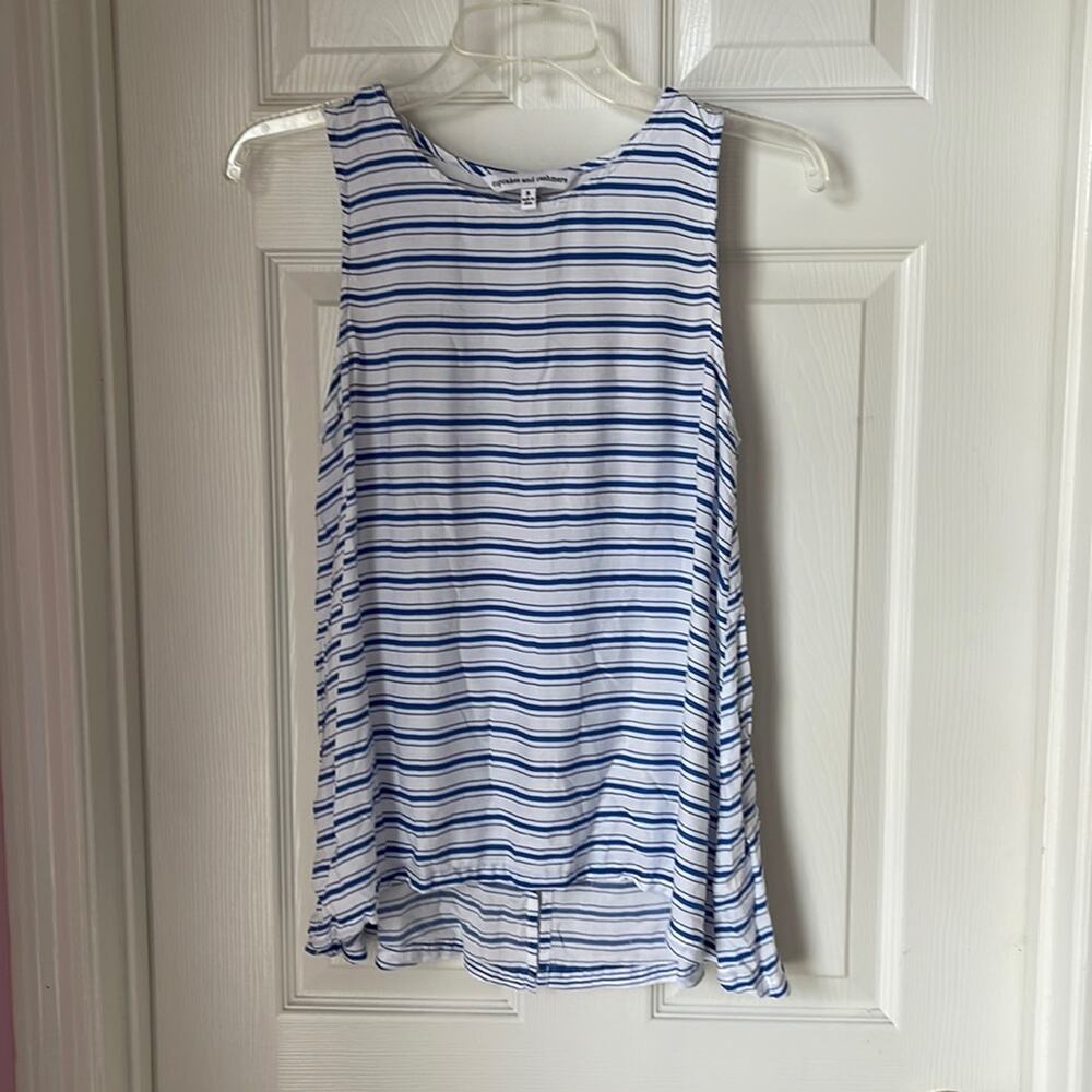 Cupcakes & Cashmere striped tank top